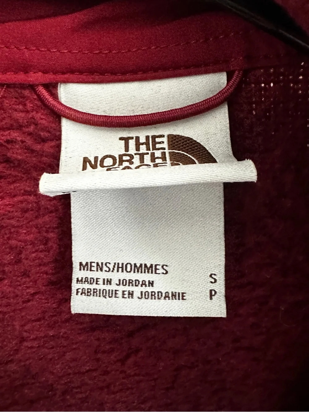 The North Face Men’s Gordon Lyons Shacket Maroon Red - Small